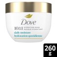 thumbnail image 2 of Dove Hydration Mask 10-in-1 Daily Moisture for Dry Hair with Hyaluronic Serum, 260 g, 2 of 7