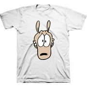 Mens Nickelodeon CatDog Shirt - Retro Nick Cat Dog tee - Classic Nick Graphic T-Shirt (White, 3X-Large)