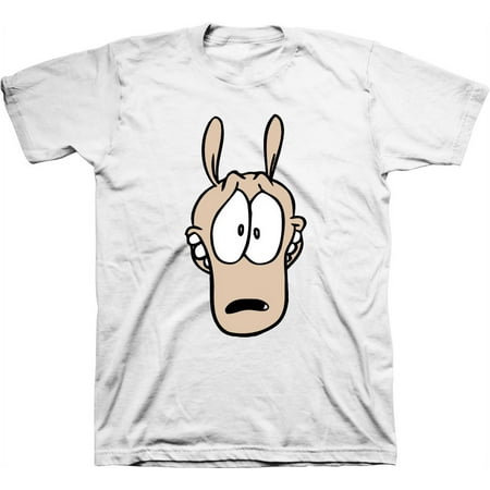 Mens Nickelodeon CatDog Shirt - Retro Nick Cat Dog tee - Classic Nick Graphic T-Shirt (White, 3X-Large)