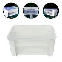 UPOUART Fish Tank Filter Box White One Multi Layer Filtration for Home Aquarium Use