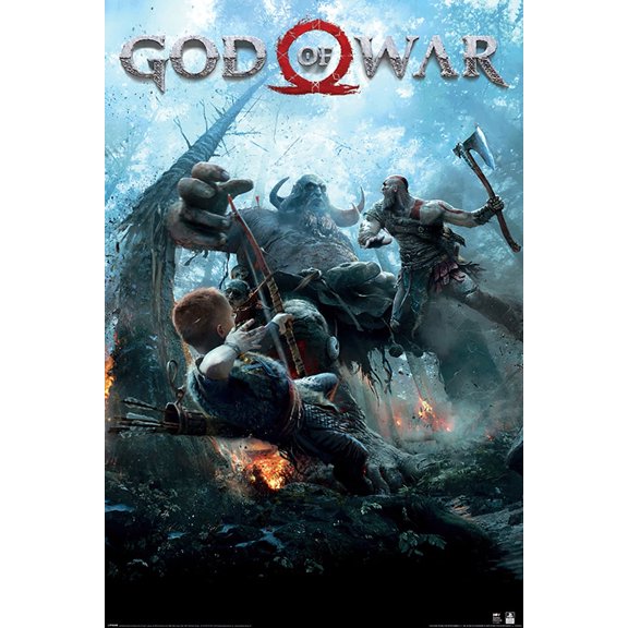 God Of War - Gaming Poster (Playstation / Game Cover) (Size: 24" x 36")
