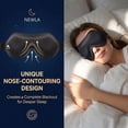 thumbnail image 4 of Eye Mask for Sleeping, Featherlight Sleep Mask with Soft Memory Foam, Total Light Blocking and Secure Fit, 4 of 6