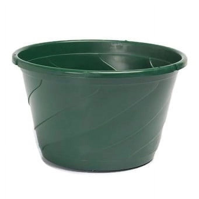Landmark Plastic Contempo Swirl 10" Round Hanging Planters, 5 Count