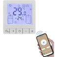 thumbnail image 1 of HUGFEGWE Smart Thermostat for Home WiFi Voice Tuya App Programmable Temperature Control IP20 Protection 24H Timed On/Off Digital Thermostat for 16A Electric Underfloor Heating Compatible U2537-0213, 1 of 9