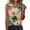 Blue, variant on KLHDSF Fashionable Camisole Tops For Women Casual Hawaiian Print Sleeveless Button Vest Top Blue L