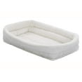 thumbnail image 2 of Midwest Homes for Pets QuietTime Double Bolster Dog Bed & Crate Mat White, 30 Inch, 2 of 5
