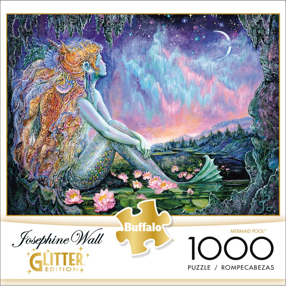 Buffalo Games Josephine Wall Mermaid Pool 1000 Pieces Jigsaw Puzzle
