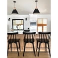 thumbnail image 5 of 11358TNBK Maxim Lighting Nordic-One Light Pendant-19 Inches wide by 17.75 inches high-Tan Leather/Black Finish    -Traditional Installation, 5 of 6