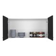 thumbnail image 2 of Miekor Furniture Napoles Wall Cabinet, Two Shelves, Double Door -Black B5A7551, 2 of 6