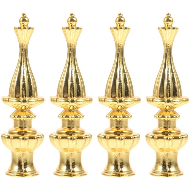 4 pcs Metal Lamp Finials Floor Lamp Finials Table Lamp Finials Decorative Lamp Finials