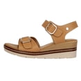 thumbnail image 2 of Sandalias con plataforma Exterior Piel vegana Color Café Para Mujer De RBCOLLECTION, 2 of 3