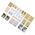 thumbnail image 4 of Retro Sticker, Safe To Use Waterproof Duatproof Dustproof Sticker  For Bedroom For Laptop For Car Orange Corner, 4 of 8