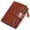 Brown, variant on FALAN MULE Small Wallet for Women Genuine Leather Bifold Purse RFID Blocking Card Holder