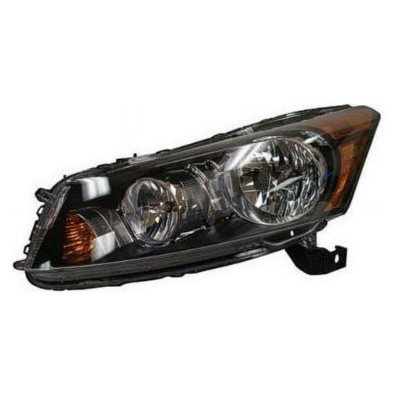 Left Driver Side Headlight Assembly - Compatible with 2008 - 2012 Honda Accord 2009 2010 2011