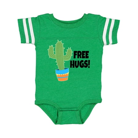 

Inktastic Free Hugs with Cactus Plant Gift Baby Boy or Baby Girl Bodysuit
