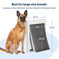 thumbnail image 5 of PetSafe Extreme Weather Dog Door for Exterior Doors, Energy Efficient, Insulated, Large, 5 of 6