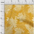 thumbnail image 2 of oneOone Rayon Mustard Yellow Fabric Tropical Dress Material Fabric Print Fabric By The Yard 56 Inch Wide, 2 of 4