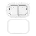 thumbnail image 2 of RV Window, 550mm W X 350mm H Horizontal Slide RV Window Replacement, Tempered Glass  Window With Complete Installation Kit For RV, , Trailer, Construction Vehicle, 2 of 8