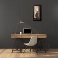 thumbnail image 3 of Florenti, Isa 13x24 Black Modern Framed Museum Art Print Titled - Brown vase III, 3 of 4
