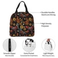 thumbnail image 5 of Lsque Sunflower Rooster Pattern Lunch Bag Women/Men Insulated Lunch Box,Small Leakproof Cooler Food Lunch Containers Reusable High Capacity Lunch Tote Bags, 5 of 6