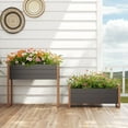 thumbnail image 4 of Grand Patio Metal Raised Garden Bed with Legs, Outdoor Planter Box, 660 lb Capacity, 39 x 15 x 36 Inches, 4 of 8