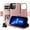 rosé Gold, variant on navor Universal Car Mount & Detachable Magnetic Wallet Case Compatible with iPhone 13 Pro Max [6.7 inch] [Folio], RFID Protection Kickstand -Rose Gold