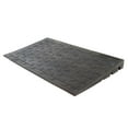 thumbnail image 1 of Silver Spring 3" Maximum Riser, Solid Rubber 3 Channel Threshold Ramp, Black, 1 of 7