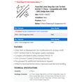 thumbnail image 2 of Front Ball Joint Sway Bar Link Tie Rod End Kit 11 Piece - Compatible with 2000 - 2002 Dodge Ram 3500 2001, 2 of 2