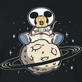 thumbnail image 3 of Mickey & Friends - It's A Small Moon - Juniors Cropped Cotton Blend T-Shirt, 3 of 5