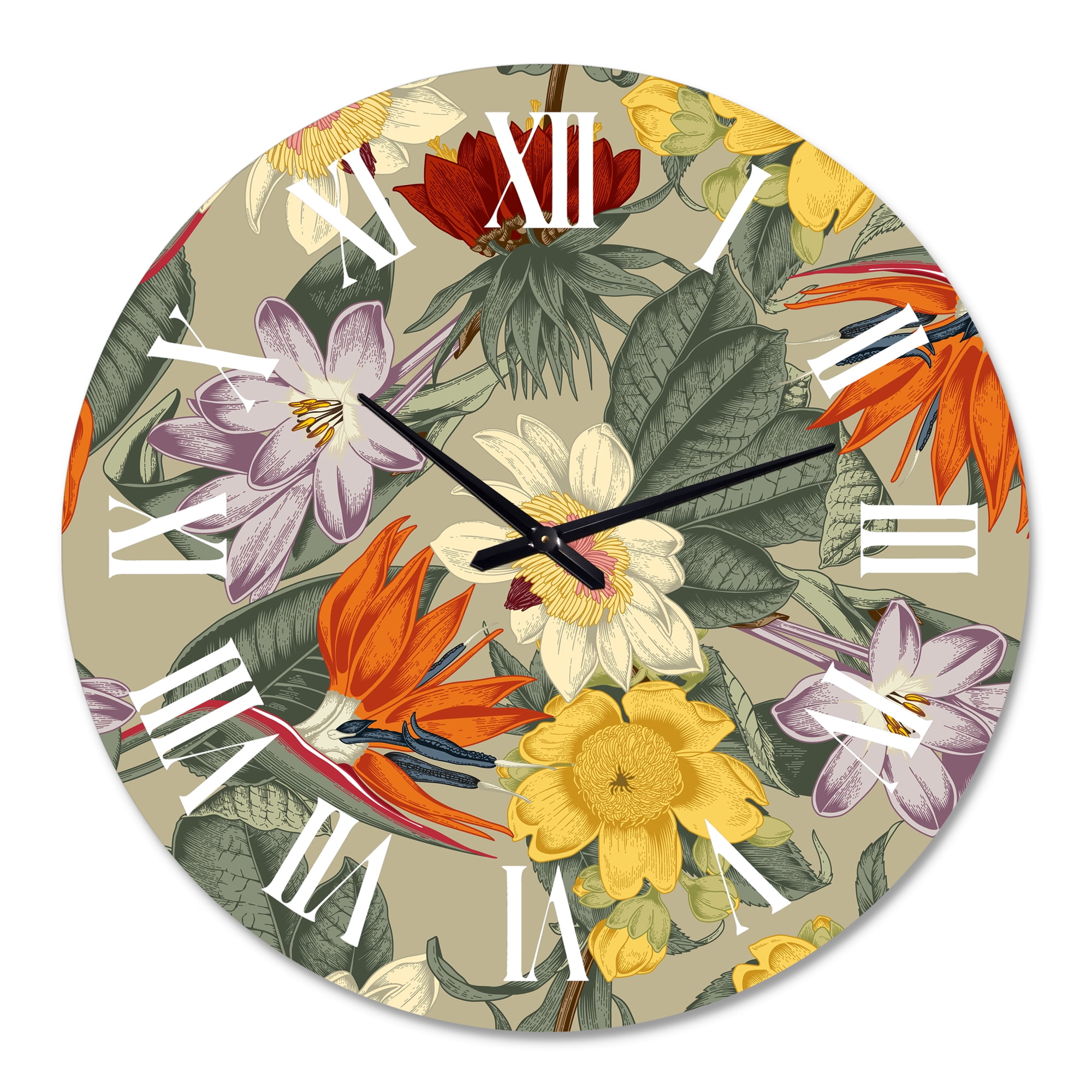 Designart 1 in Quartz Traditional Wall Clock