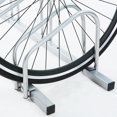 thumbnail image 4 of SDADI 4 Bikes Bicycle Floor Parking Rack Stand Indoor Adjustable Storage Stand- Silver, 4 of 7