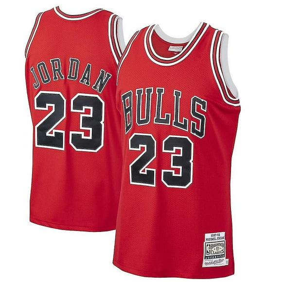 Nba Jersey Bulls 23 Retro Embroidered Basketball Jersey_h