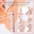 thumbnail image 4 of Electric Razor for Women Female Body Epilator Painless Mustache And Facial Hair Trimmer Leg Bikini Face Hair Remover, 4 of 7