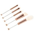 thumbnail image 1 of 5 uds., brocha para sombra de ojos con cuentas, brochas cosméticas, brocha para colorete, brochas de maquillaje, kits de herramientas profesionales, 1 of 9