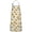 Excavator and Traffic, variant on Excavator and Traffic Cone Beige Apron for Women with Pockets, Cotton Linen Waterproof Adjustable Apron for Kitchen Cooking Gardening BBQ Salon 33"x27"