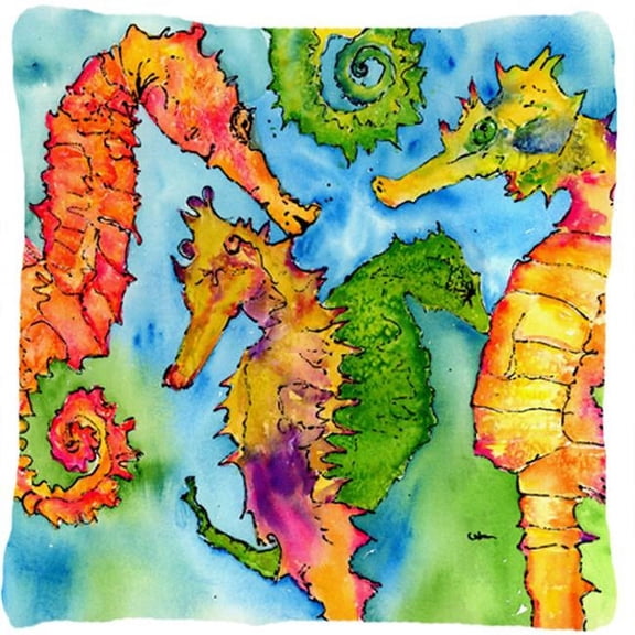 Seahorse Fabric Decorative Pillow