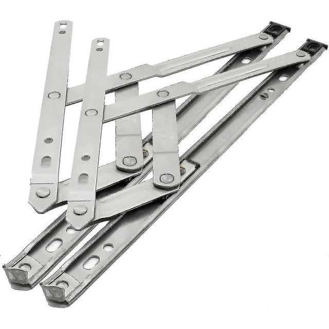 Bisagra para ventana, bisagra para ventana abatible, soporte para ventana, pestillo para ventana, soporte para ventana, bisagra con soporte de fricción, Sus304, 12 pulgadas (1 par) s2024