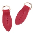 thumbnail image 1 of Esquirla 2 Pieces Faux Leather zipper tag pulls, Zipper Extension Zipper Puller for Purse Red, 1 of 7