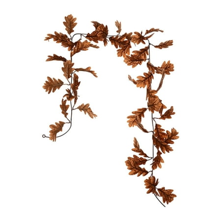 6.5ft Artificial Garland – Real Touch Fall Vines with Leaves for Front Door Wedding Arches and Seasonal Home Decor Indoor/Outdoor Use