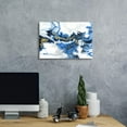 thumbnail image 4 of Blue And Gold Wall Decor Set Abstract Canvas Wall Art Decor Colorful Oil Painting Artwork Picture For Bedroom Living Room Bathroom Decorations Aesthetic(12''''x16''''), 4 of 5