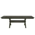 thumbnail image 2 of New Classic Furniture Gulliver Solid Wood Rectangle Dining Table in Rustic Brown, 2 of 10