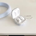 thumbnail image 3 of for Samsung Galaxy Buds 2 pro/Buds 2/Buds Live/Buds pro/Fan Edition(FE) case with Cute Rose Flower Pattern and Keychain Accessory,Hard Cover for Women Girls (Blue), 3 of 16
