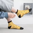 thumbnail image 2 of Fuzoiu Flowe Chicken Print Adult Socks, Crew Moisture-wicking Socks, Unisex Cushion Crew Socks,Casual Sports Ankle Socks, 2 of 7
