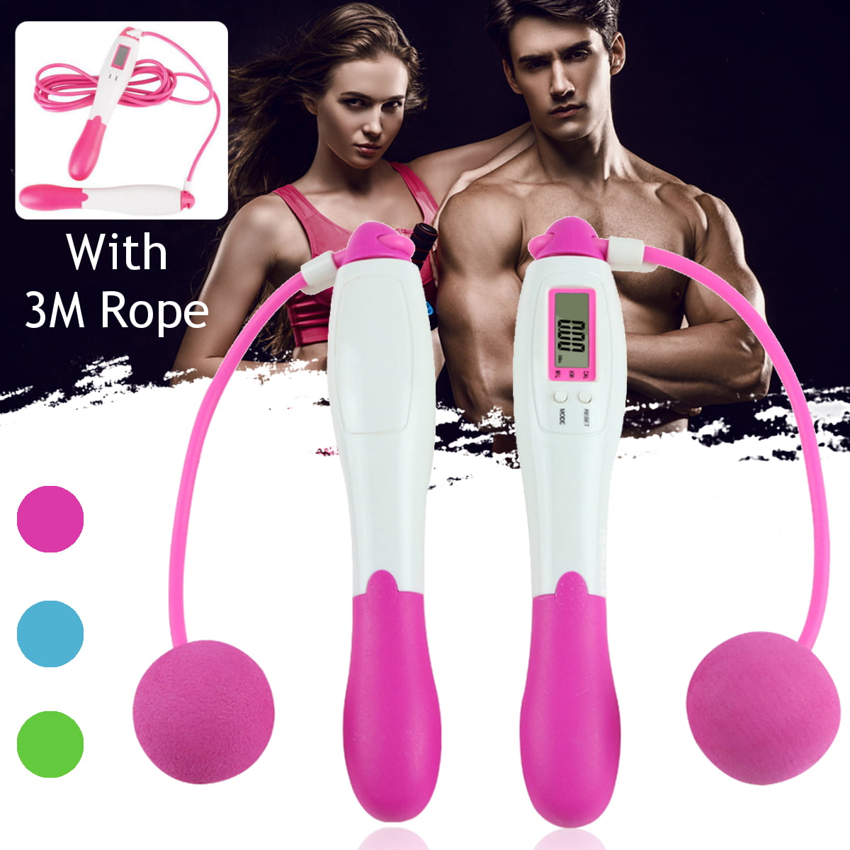 Jump Rope Working Out Counter Fitness Smart Skipping Speed Ropes ADULT AND KIDS 
