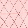 thumbnail image 1 of Ahgly Company Machine Washable Indoor Square Solid Red Modern Area Rugs, 7' Square, 1 of 4