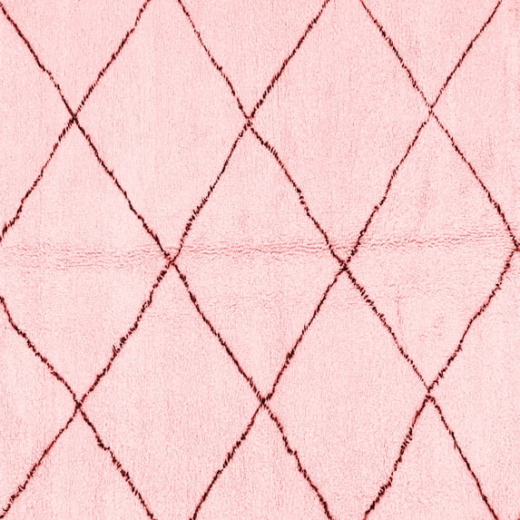 Ahgly Company Machine Washable Indoor Square Solid Red Modern Area Rugs, 7' Square