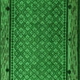 thumbnail image 1 of Ahgly Company Indoor Square Abstract Green Modern Area Rugs, 7' Square, 1 of 4