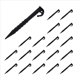 thumbnail image 2 of 100 Estacas Inflables de Plástico de 14,5 cm para Jardín, Resistentes, de Anclaje para Exteriores, Color Negro, 2 of 9