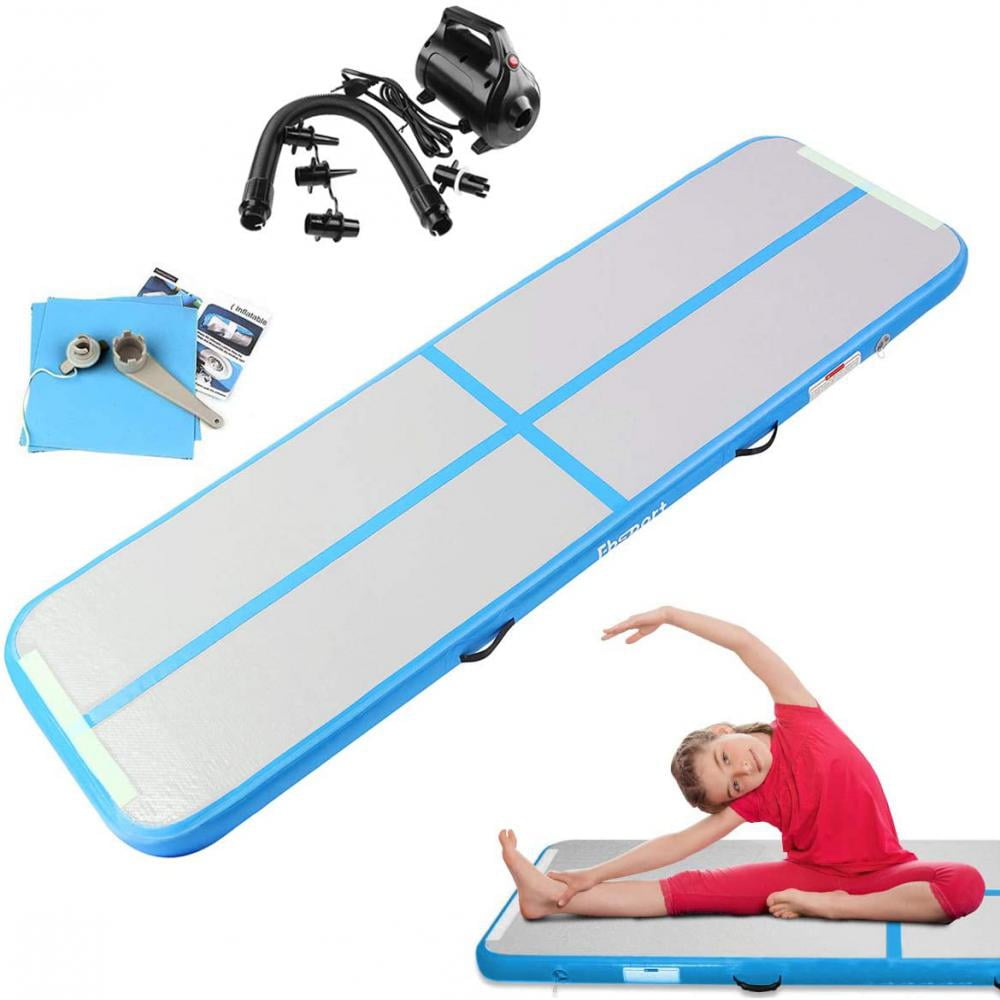 13ft Inflatable Air Gym Yoga Mat Track Tumbling Floor Gymnastics Mat Pump 4in 