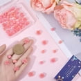 thumbnail image 3 of 1 Box 60Pcs Rose Beads Pink Jasmine Flower Beads Stone Flowers Dyed Coral 3D Carved Floral Loose Spacers, 3 of 7